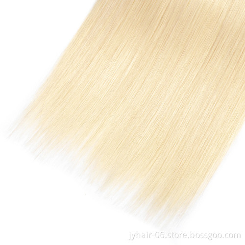 Wholesale 613 Blonde Straight Hair Weave 100% Virgin Brazilian Human Hair